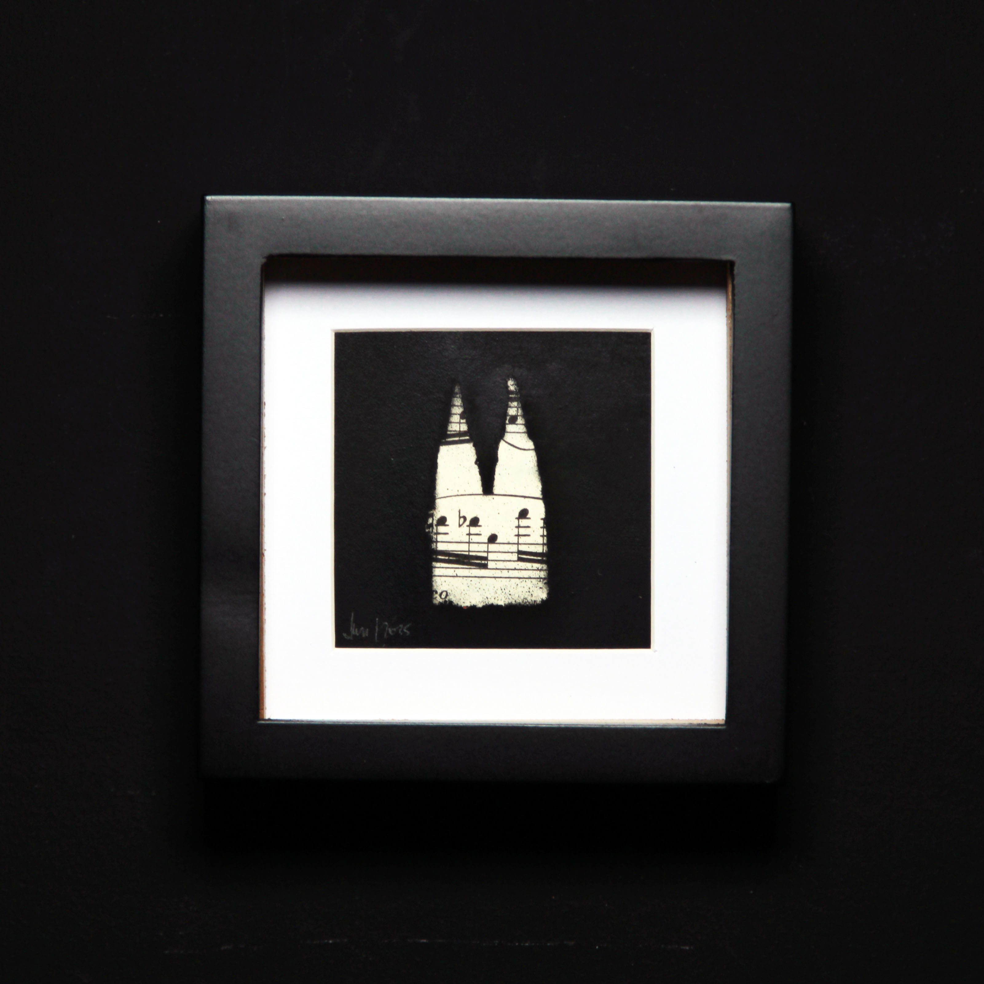 Pixel Cafe Cologne Acrylbild – Kölner Dom Kunstwerk