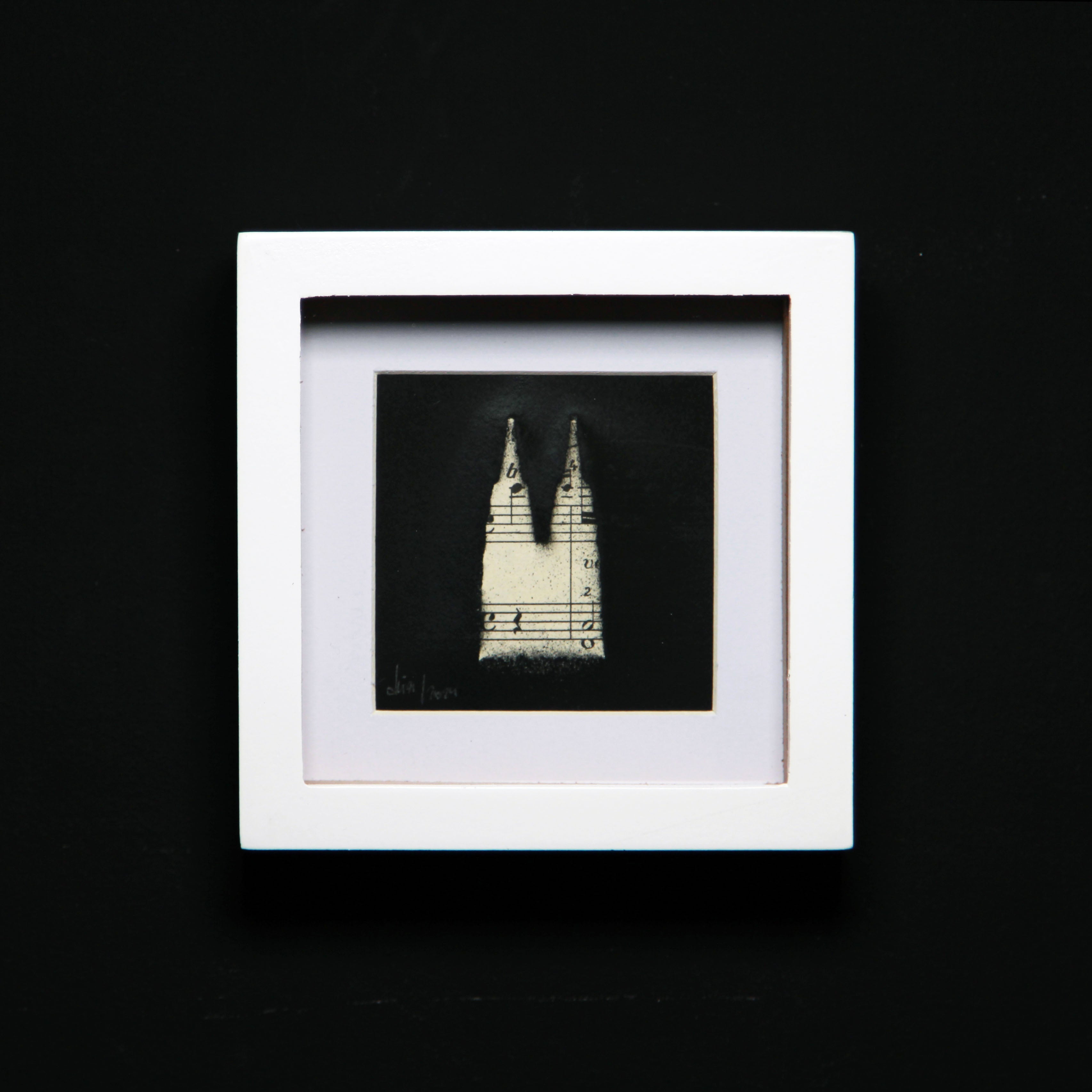 Pixel Cafe Cologne Acrylbild – Kölner Dom Kunstwerk