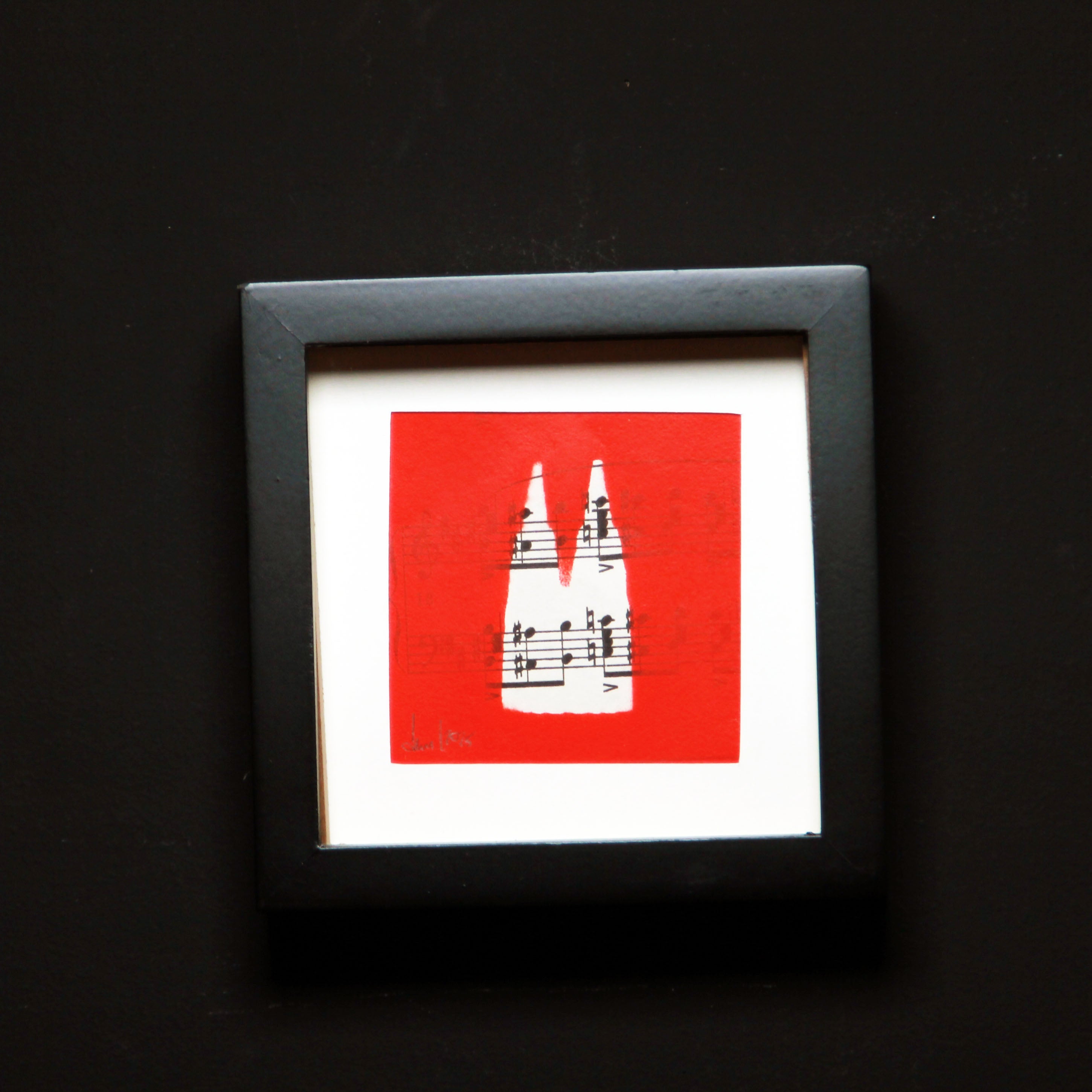 Pixel Cafe Cologne Acrylbild – Kölner Dom Kunstwerk
