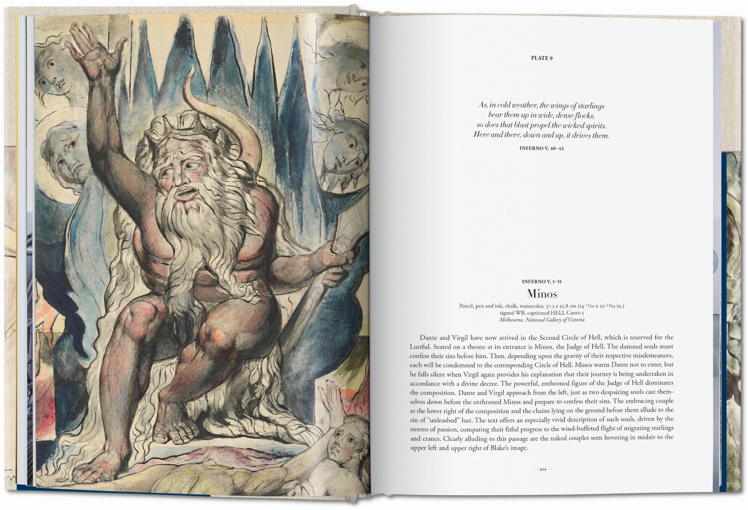 William Blake. Dantes Göttliche Komödie. Sämtliche Zeichnungen