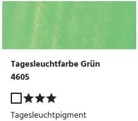 LUKAS CRYL Studio - 4605 Tagesleuchtfarbe Grün  (125/250ml)