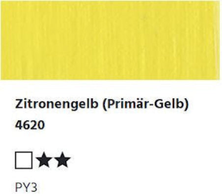 LUKAS CRYL Studio - 4620 Zitronengelb (Primär-Gelb) (125/250ml)