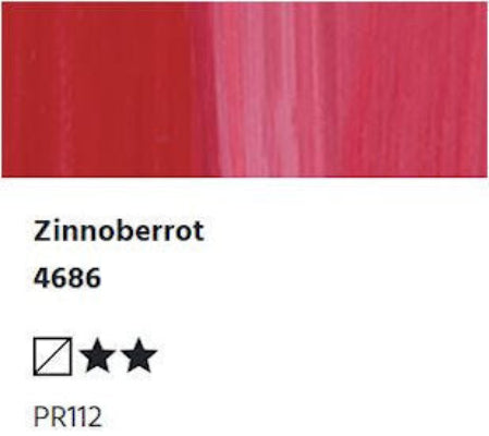 LUKAS CRYL Studio - 4686 Zinnoberrot (125/250ml)