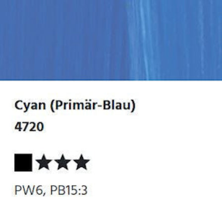 LUKAS CRYL Studio - 4720 Cyan (Primär-Blau) (125/250ml)