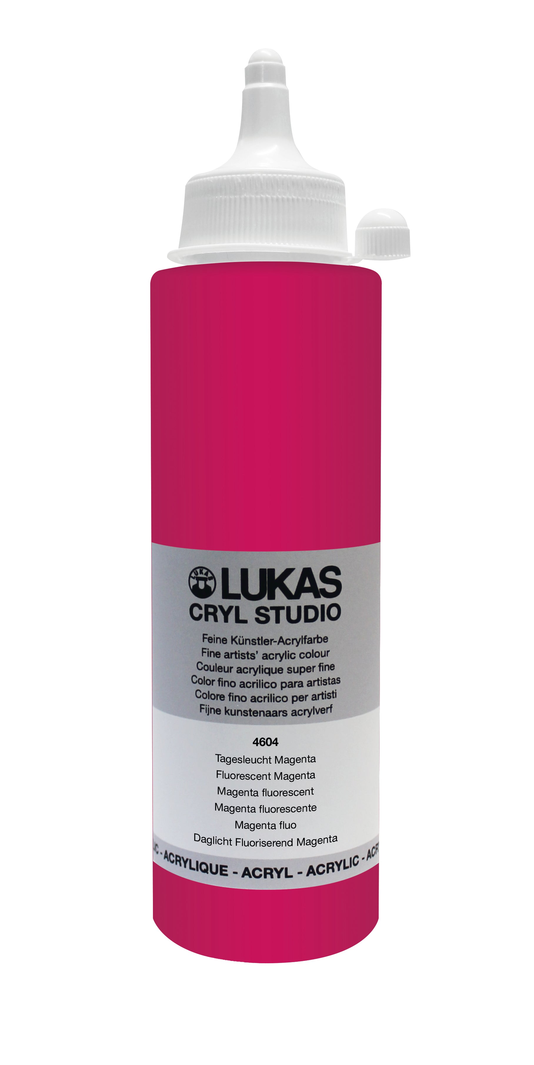 LUKAS CRYL Studio - 4604 Tagesleuchtfarbe Magenta  (125/250ml)