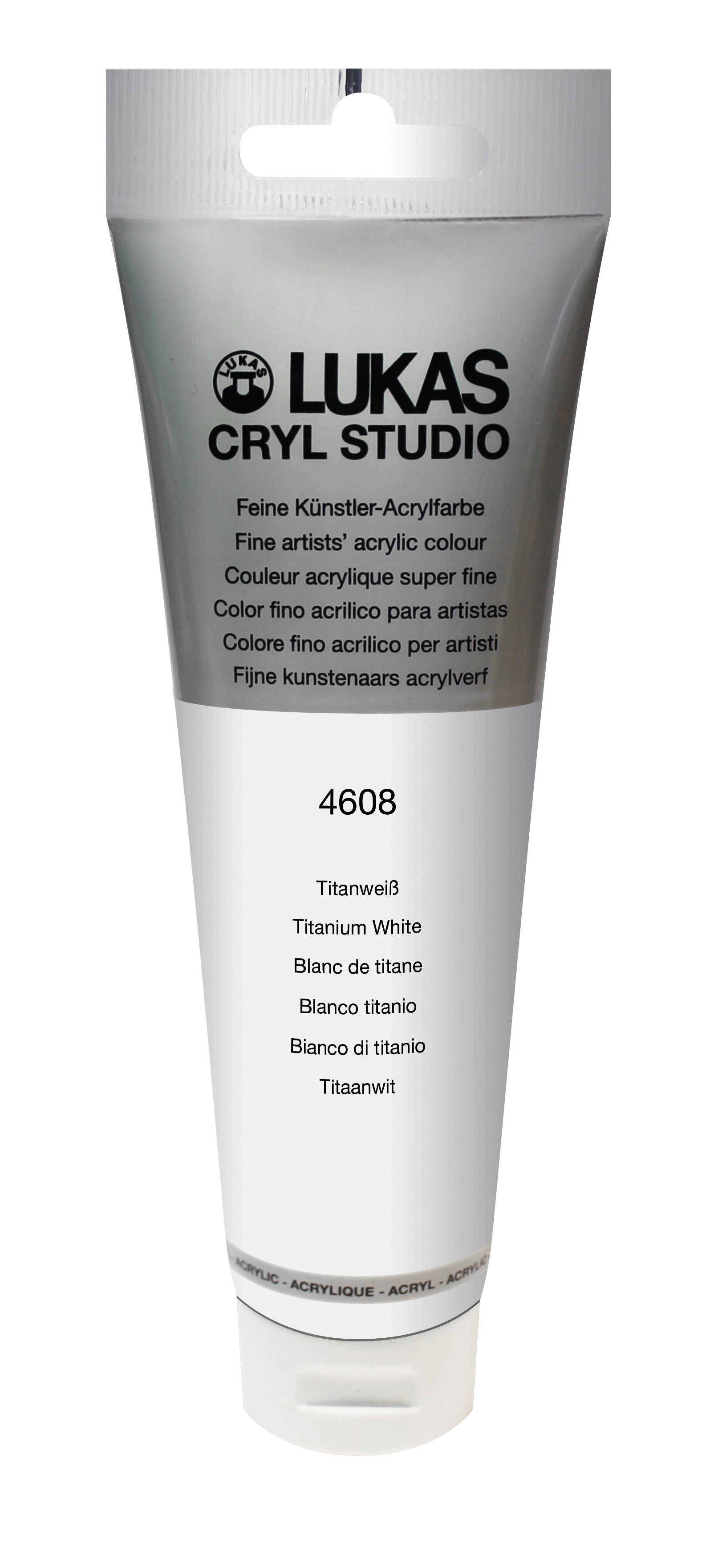LUKAS CRYL Studio - 4608 Titanweiß (125/250ml)