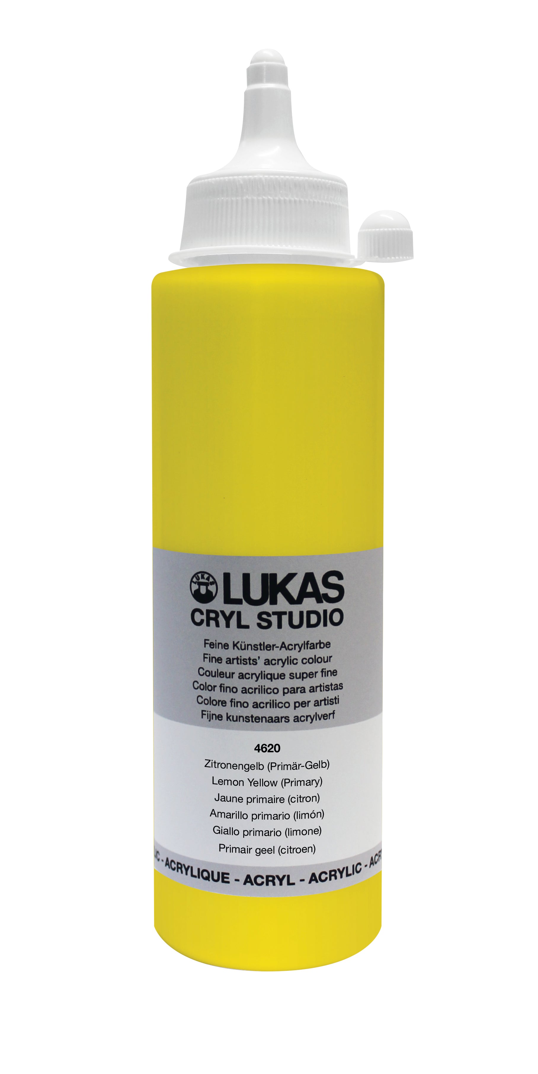 LUKAS CRYL Studio - 4620 Zitronengelb (Primär-Gelb) (125/250ml)