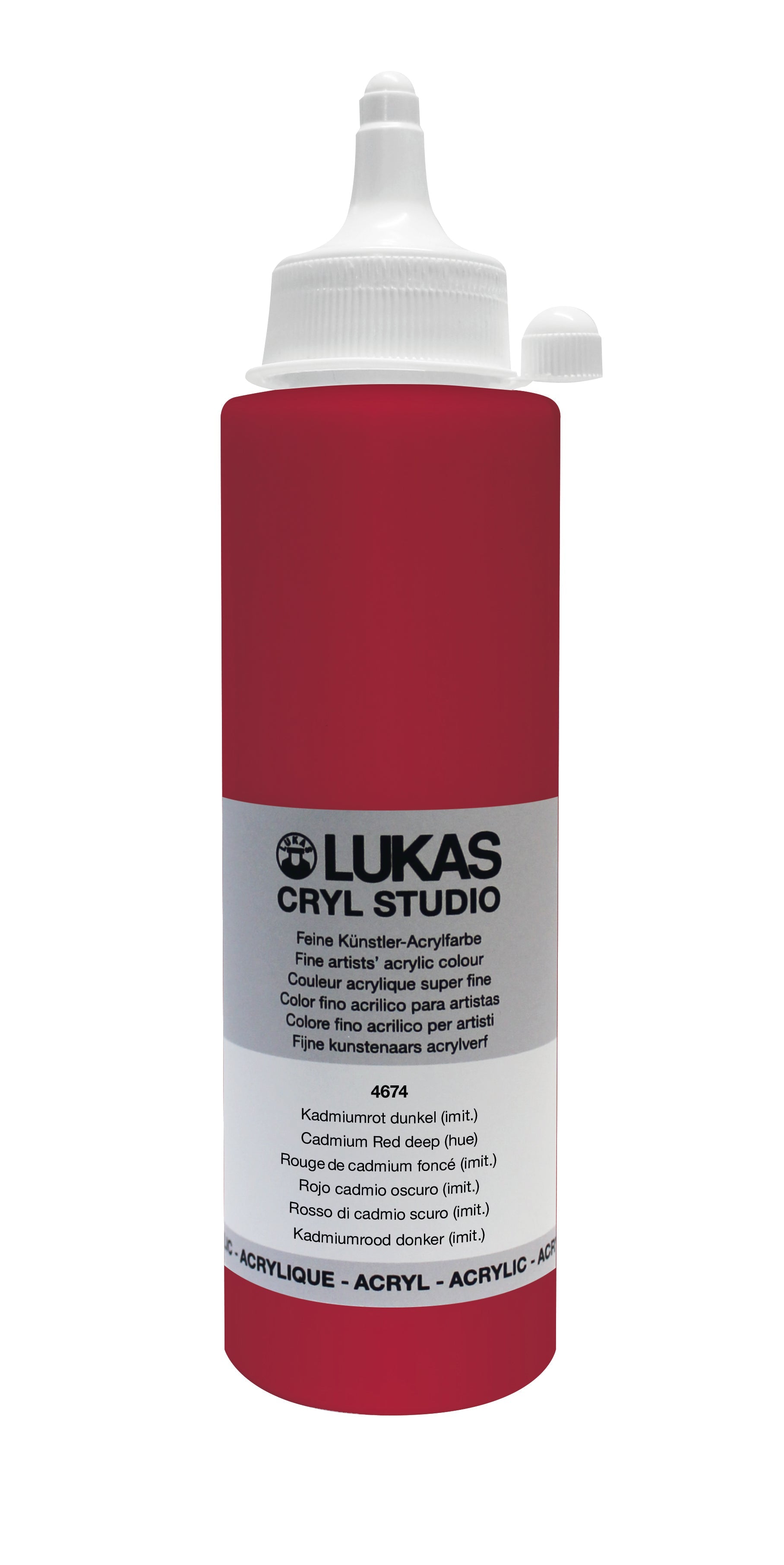 LUKAS CRYL Studio - 4674 Kadmiumrot Dunkel (imit) (125/250ml)