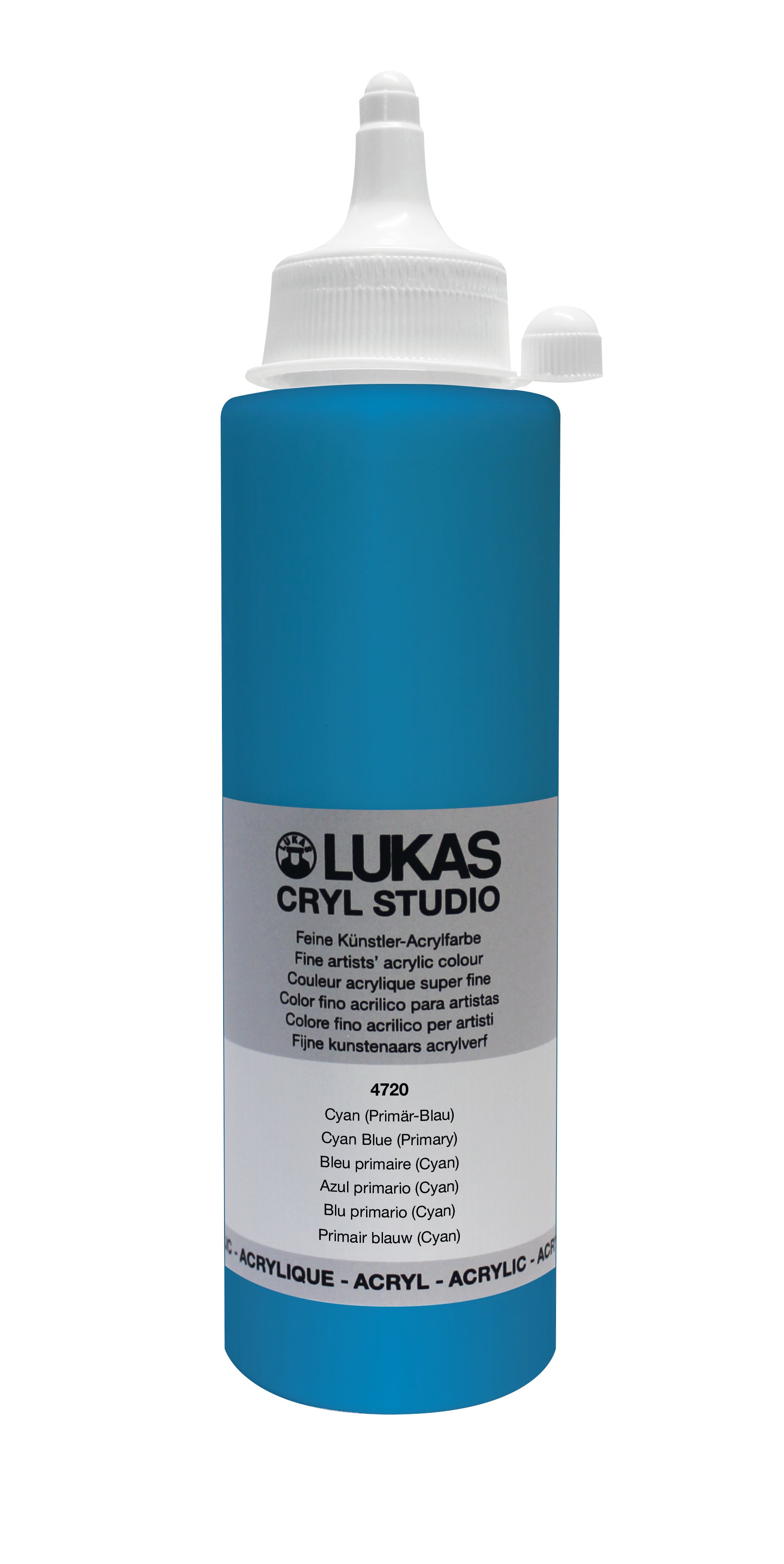 LUKAS CRYL Studio - 4720 Cyan (Primär-Blau) (125/250ml)