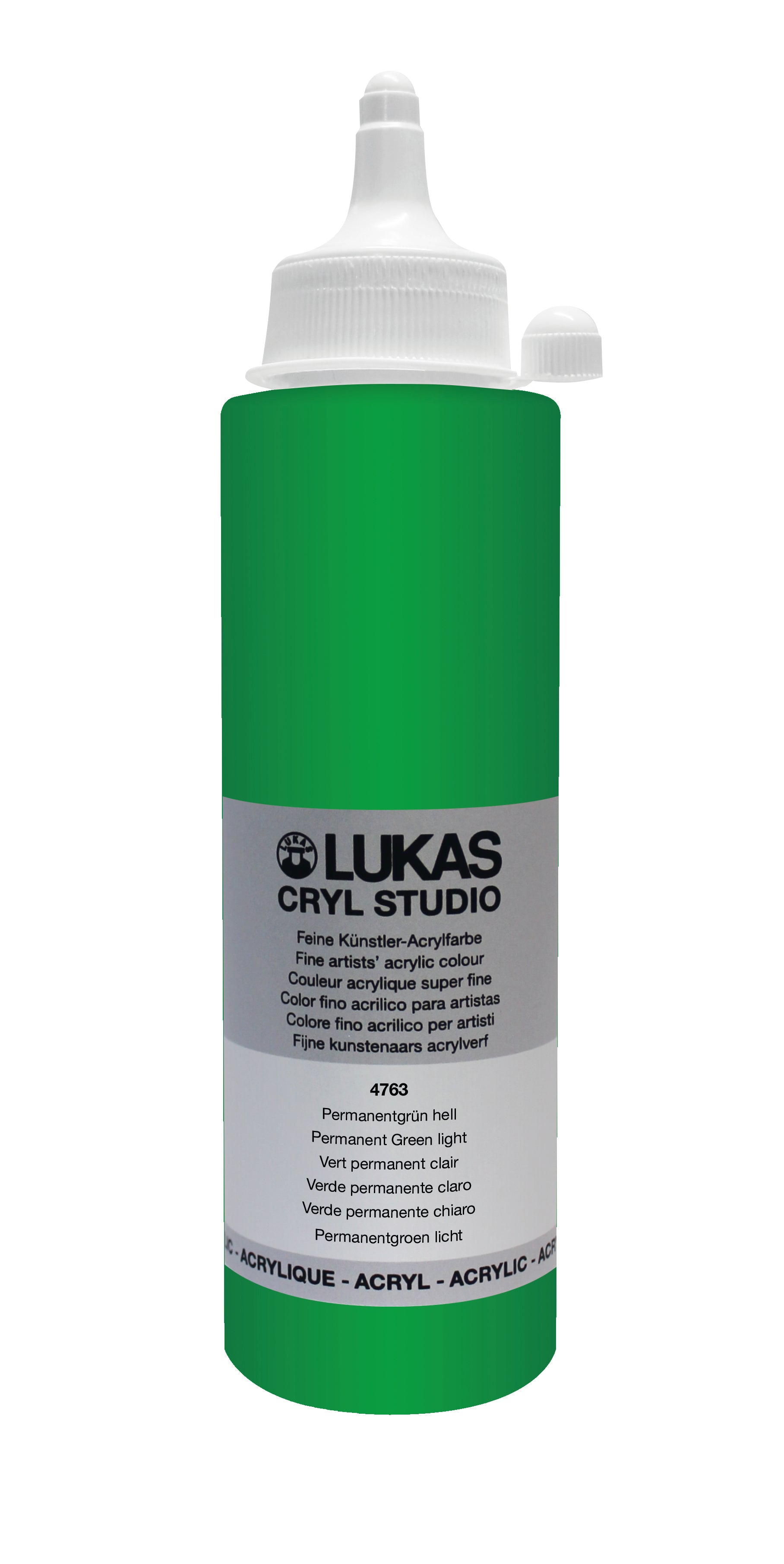 LUKAS CRYL Studio - 4763 Permanentgrün Hell (125/250ml)