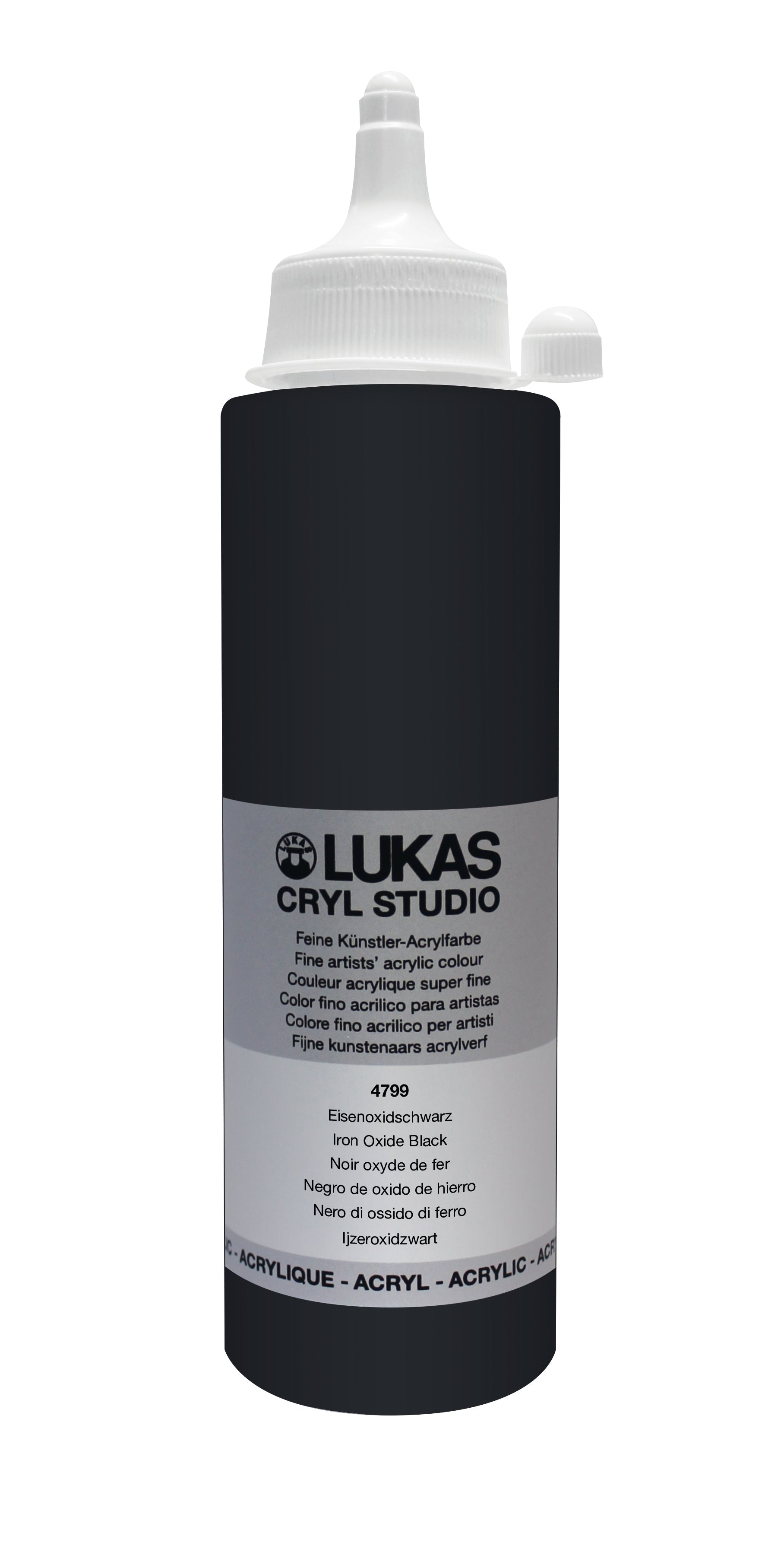 LUKAS CRYL Studio - 4799 Eisenoxidschwarz (125/250ml)