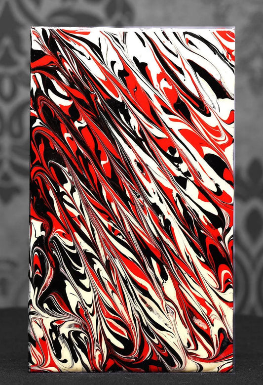 Abstraktes Acryl-Pouring - Pixel Cafe Cologne Acryl Pouring, Acrylbild, Acrylmalerei, Art, Braun, Gelb, Geschenkartikel, Giesstechnik, Gold, Kunst, Pouring, Rot, Schwarz, Unikat