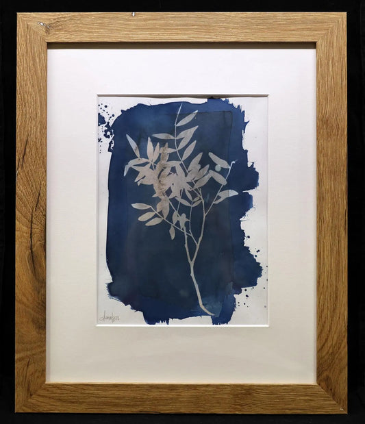 Blaudruck | Floral | Strauch I - Pixel Cafe Cologne Abstrakt, Alternative Fotografie, Art, Blau, Blaudruck, Cyanotype, Cyanotypie, Druckkunst, Floral, Geschenk, Geschenkartikel, Geschenkidee, Kunst, Kunst aus Köln, Kunstdruck, Unikat