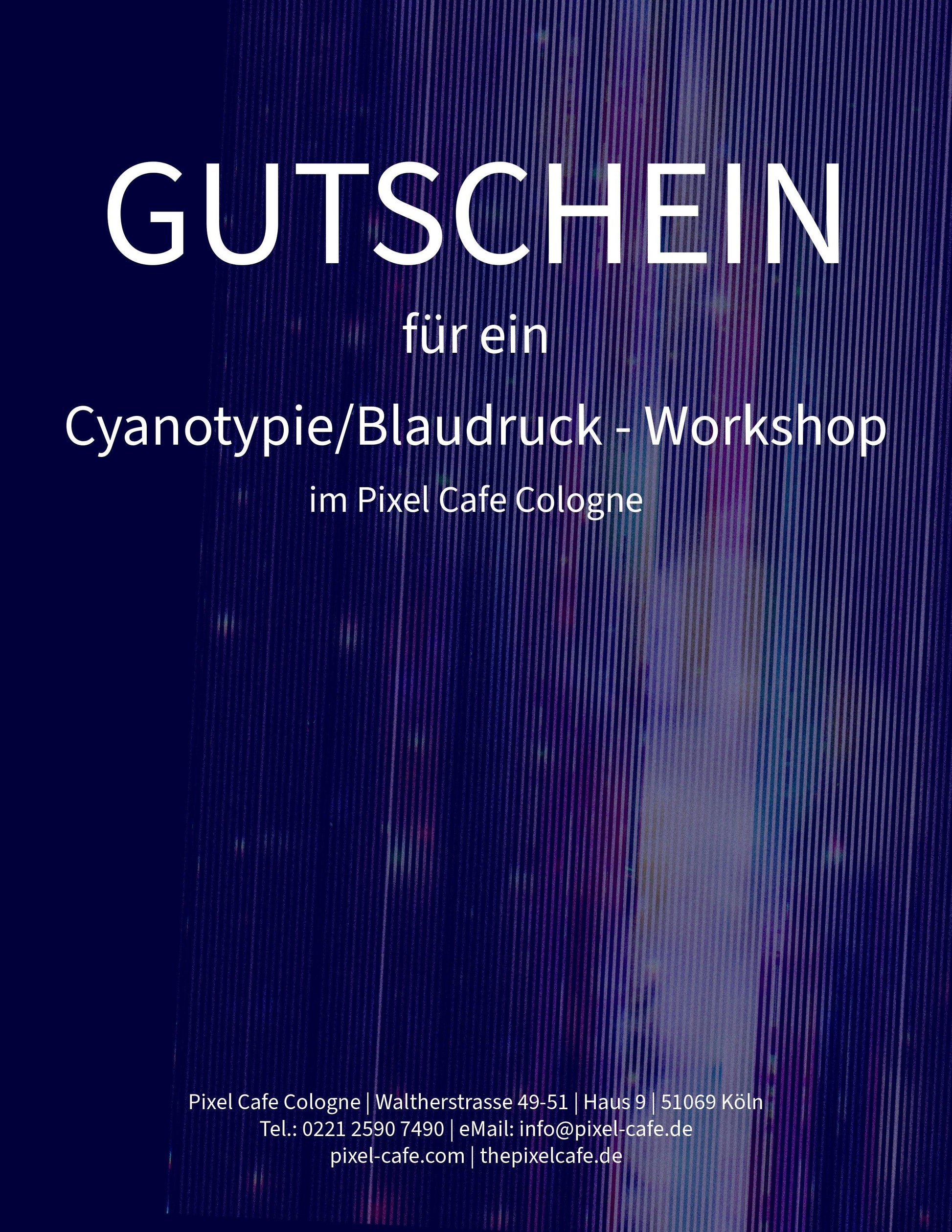 Cyanotypie-Workshop im Pixel Cafe - Pixel Cafe Cologne Blaudruck, Cyanotype, Cyanotypie, Geschenk, Geschenkartikel, Geschenkidee, Gutschein, Weihnachtsgeschenk, Workshop