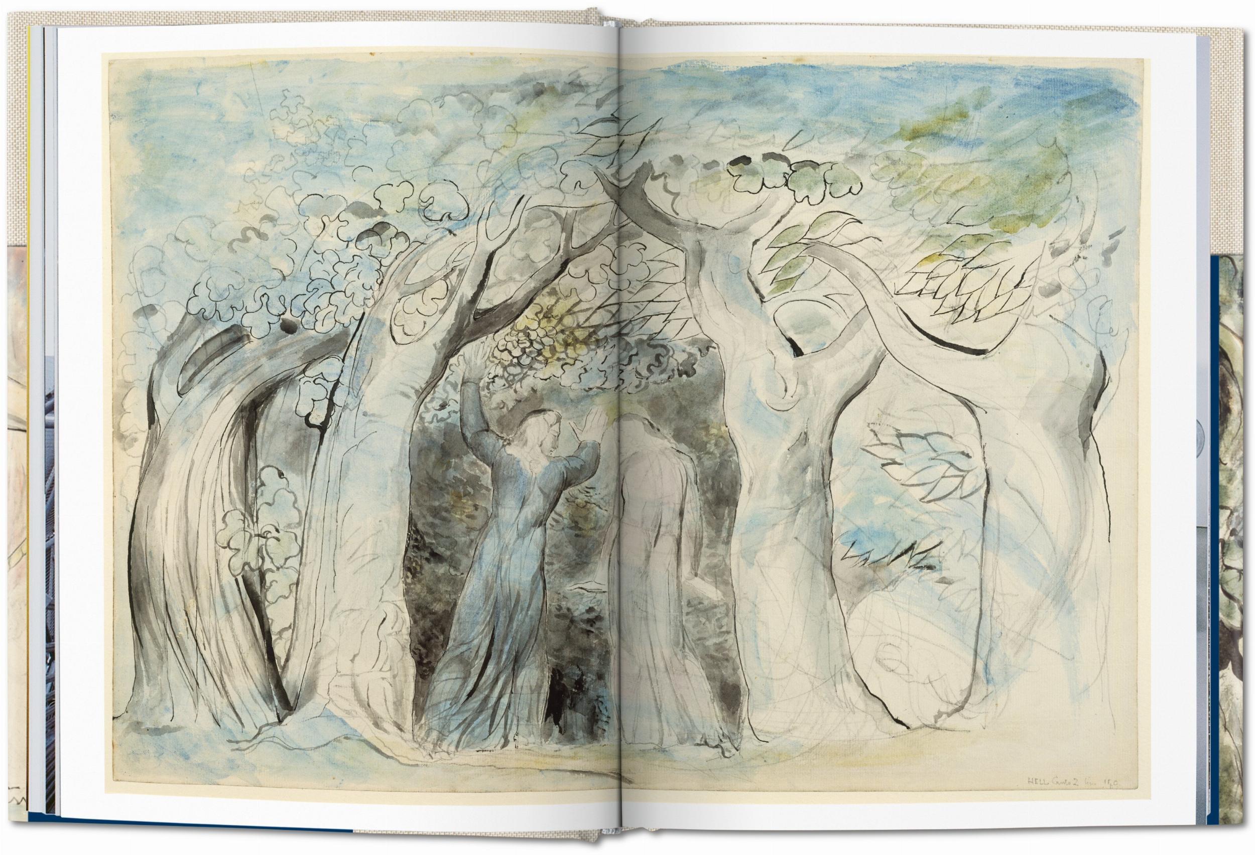William Blake. Dantes Göttliche Komödie. Sämtliche Zeichnungen