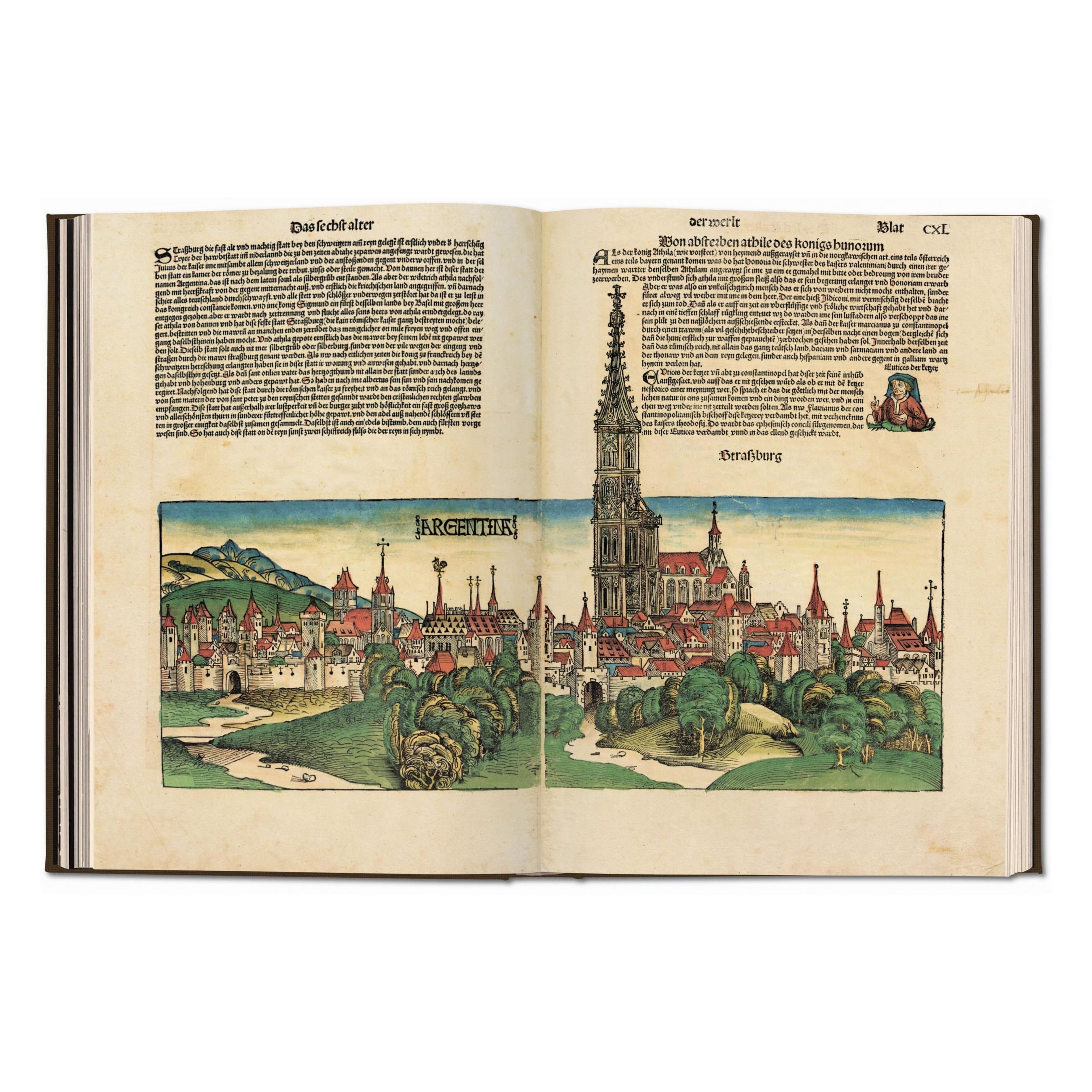Schedel. Weltchronik - 1493. Kolorierte Gesamtausgabe (German)