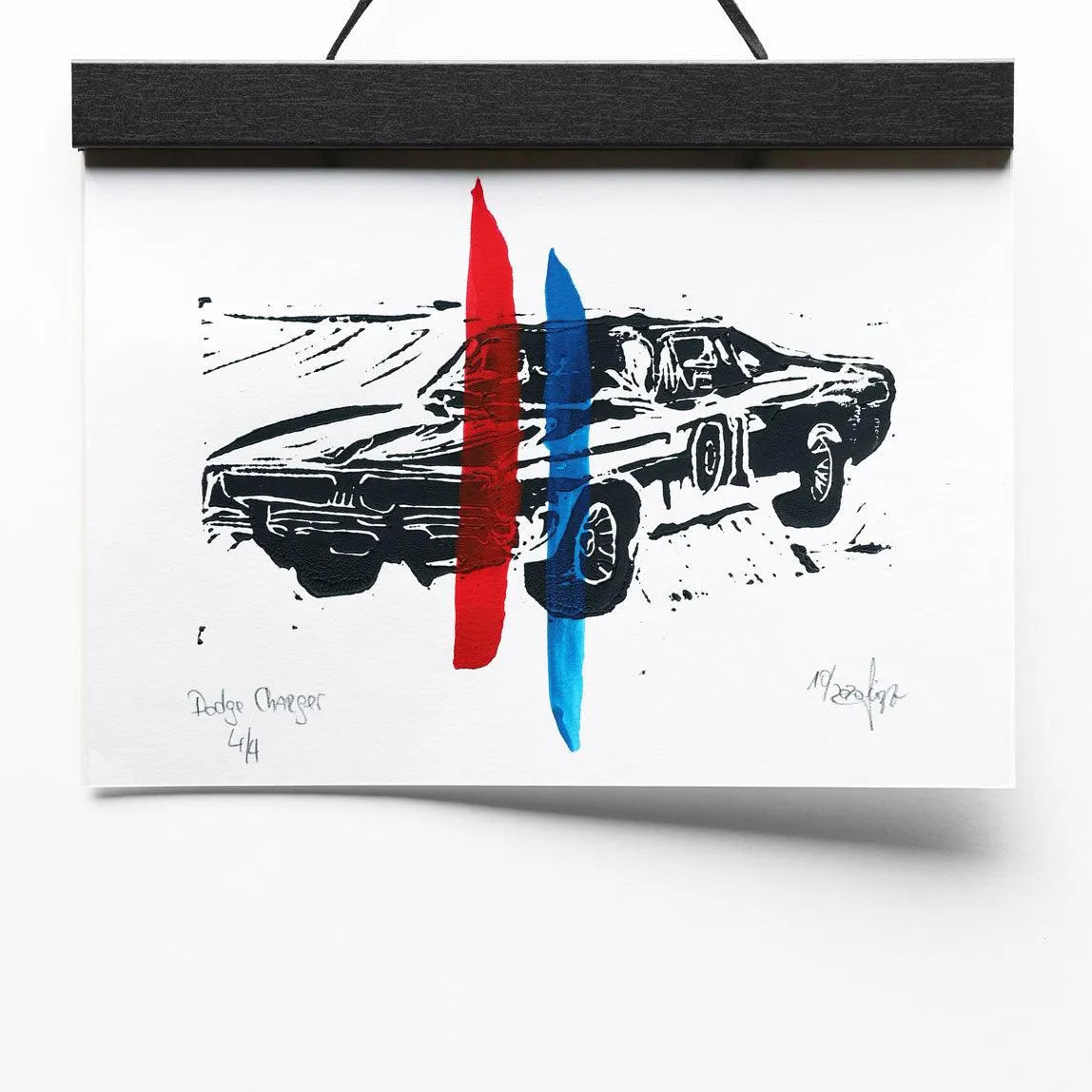 Dodge Charger | Linoldruck - Pixel Cafe Cologne Amerikanische Oldtimer, Art, Block print, Dodge Charger, Geschenkartikel, Greeting Card, Grußkarte, Kunst, Linocut, Linoldruck, Linolstich, Muscle Car, Oldtimer, Scat Pack, Seasons greetings, Unikat, US Car