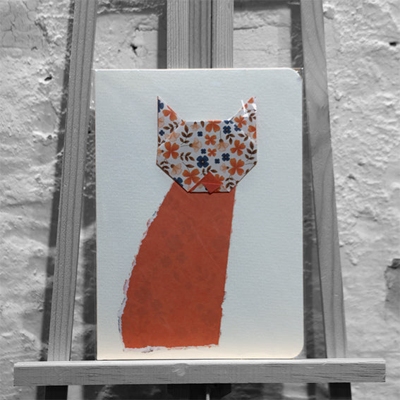Katze - Klappkarte