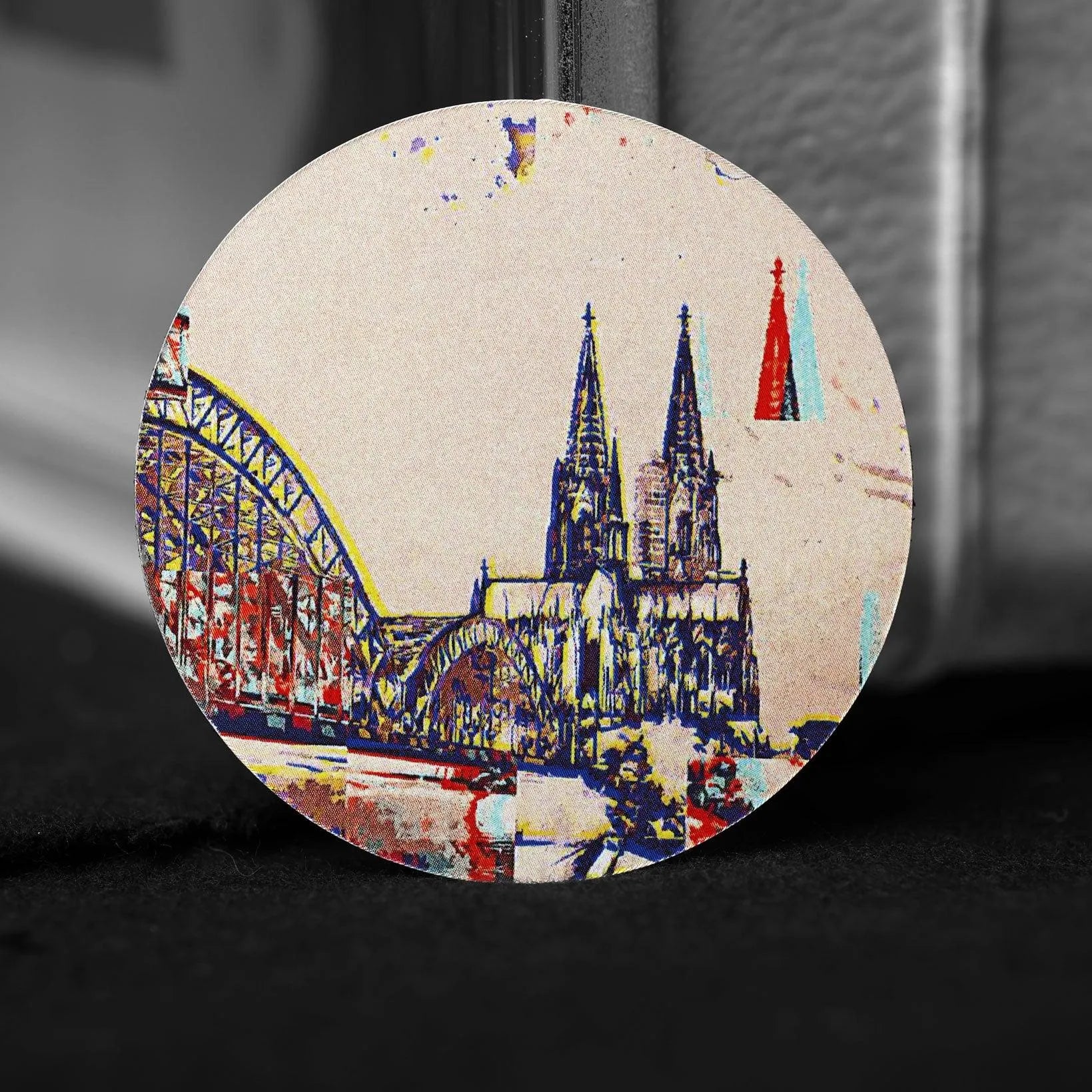 Kühlschrankmagnet | Kölner Dom - Pixel Cafe Cologne Deko, Dekomagnet, Geschenkartikel, Köln, Kölner DomHohenzollernbrücke, Kühlschrankmagnet, Liebe Deine Stadt, Pop Art